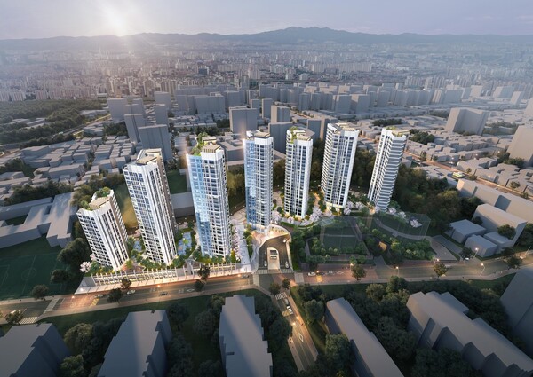 ▲도곡우성아파트 재개발사업 조감도/강남구 제공 